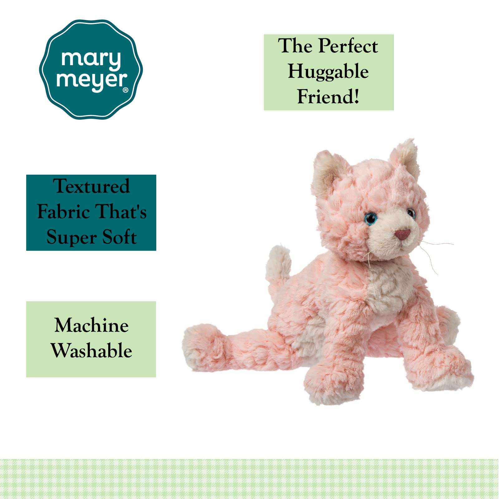 Foto 4 pulgar | Masilla Mary Meyer De Peluche Friend Pink Kitty, 25 Cm - Venta Internacional.