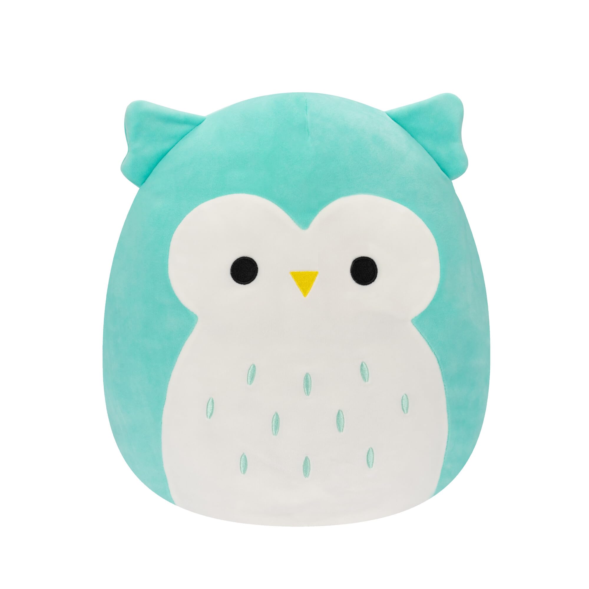 Peluche Squishmallows Original Winston, Búho Verde Azulado, 35 Cm - Venta Internacional.