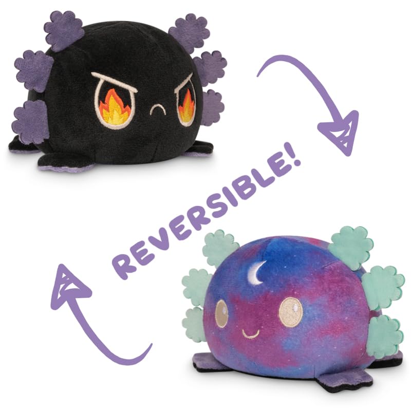 Foto 4 pulgar | Plushie Teeturtle, El Axolotl Galaxy Moon Reversible Original - Venta Internacional.