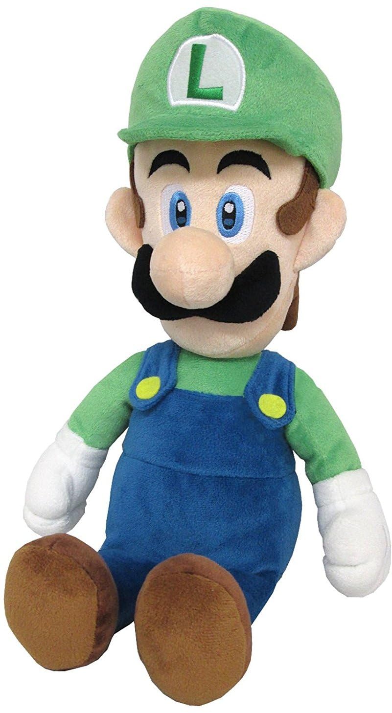 Peluche De Peluche Little Buddy Super Mario Luigi, Tamaño Mediano, 15 Cm - Venta Internacional.