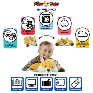 Foto 4 | Almohada De Peluche Con Forma De Animal De Peluche Pets Originals Wild Fox - Venta Internacional.
