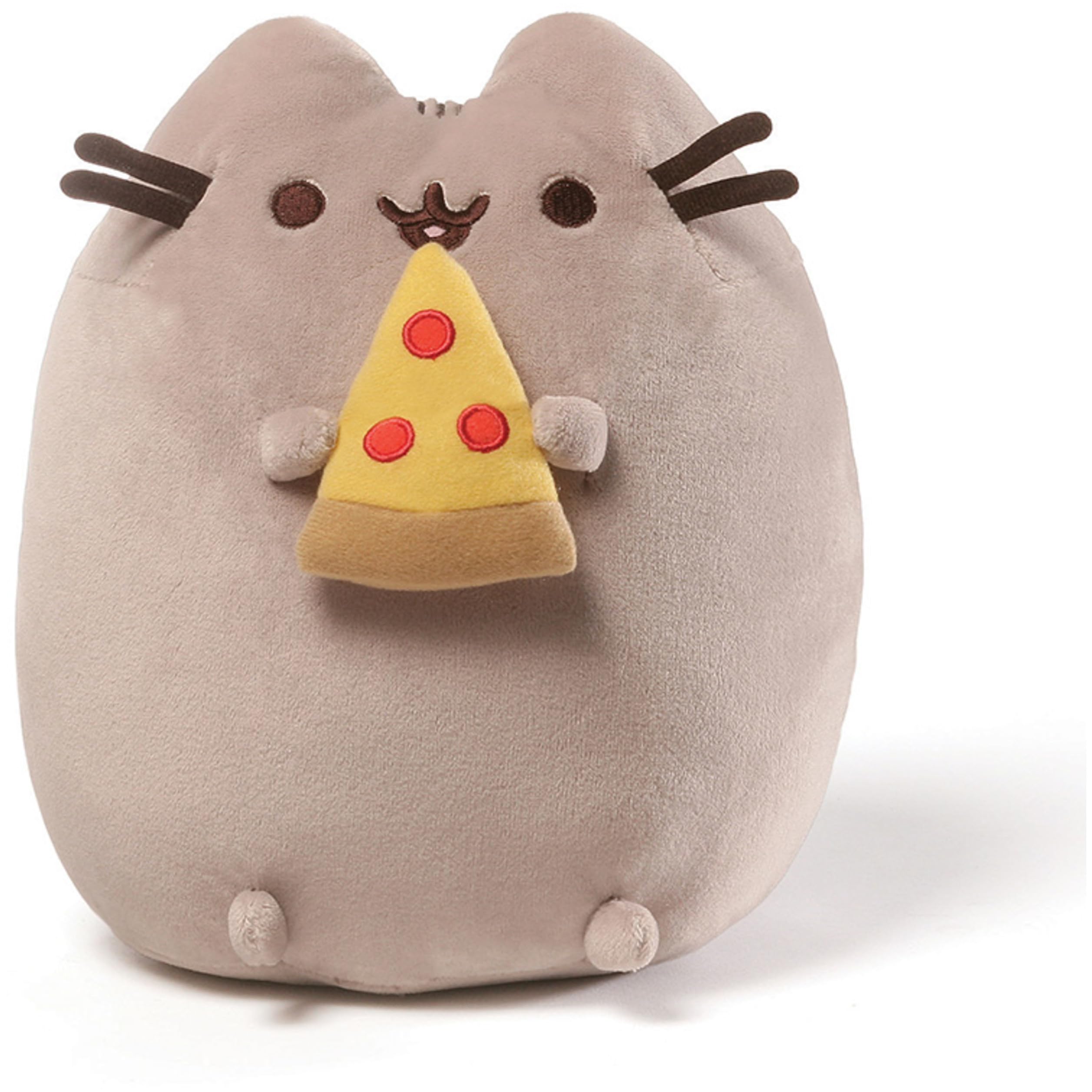 Foto 2 pulgar | Pizza De Peluche Gund Pusheen Con Forma De Animal De Peluche, 24 Cm, Gris - Venta Internacional.