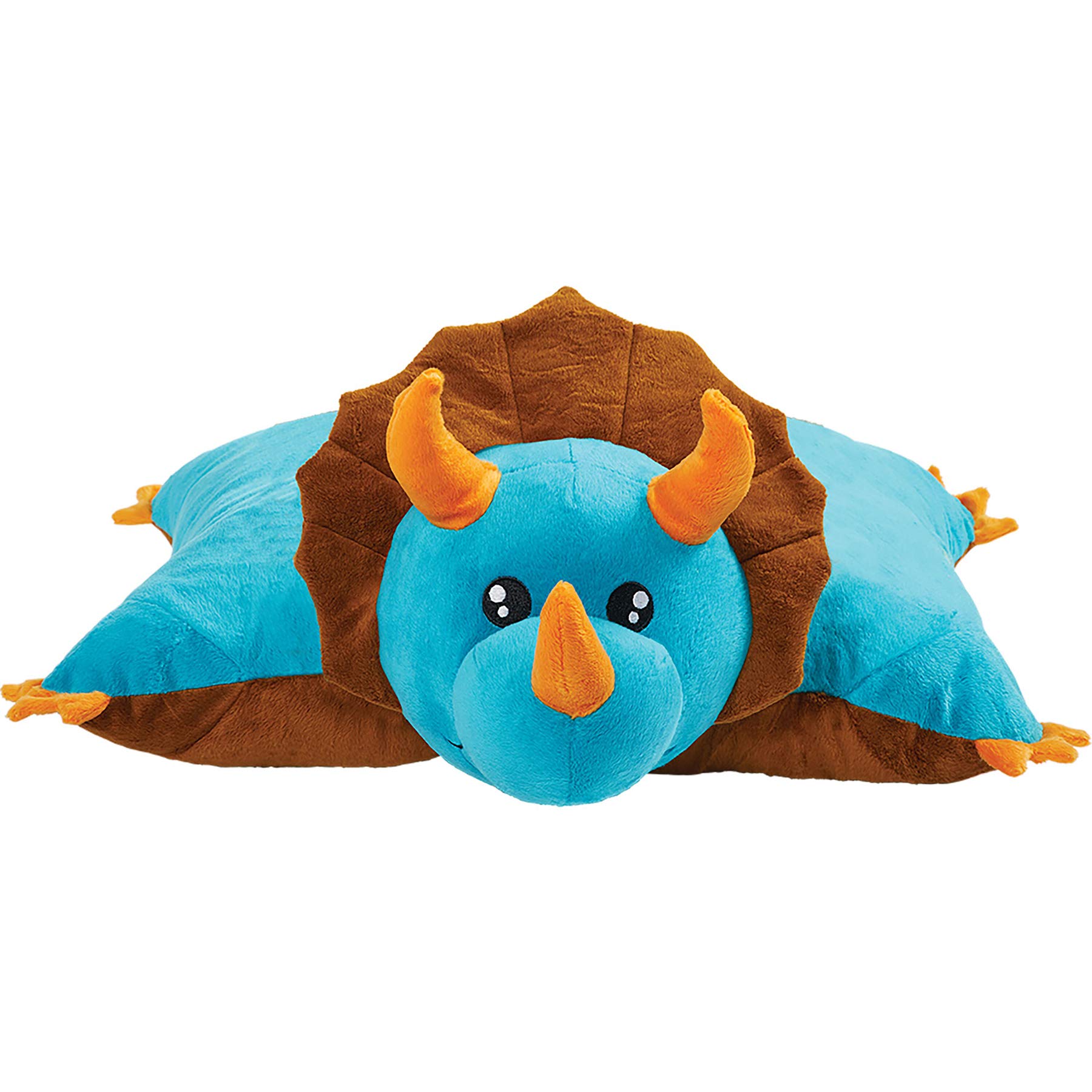 Foto 6 pulgar | Almohada De Peluche Para Mascotas, Diseño De Triceratops, Dinosaurio Azul, 18 Pulgadas - Venta Internacional.