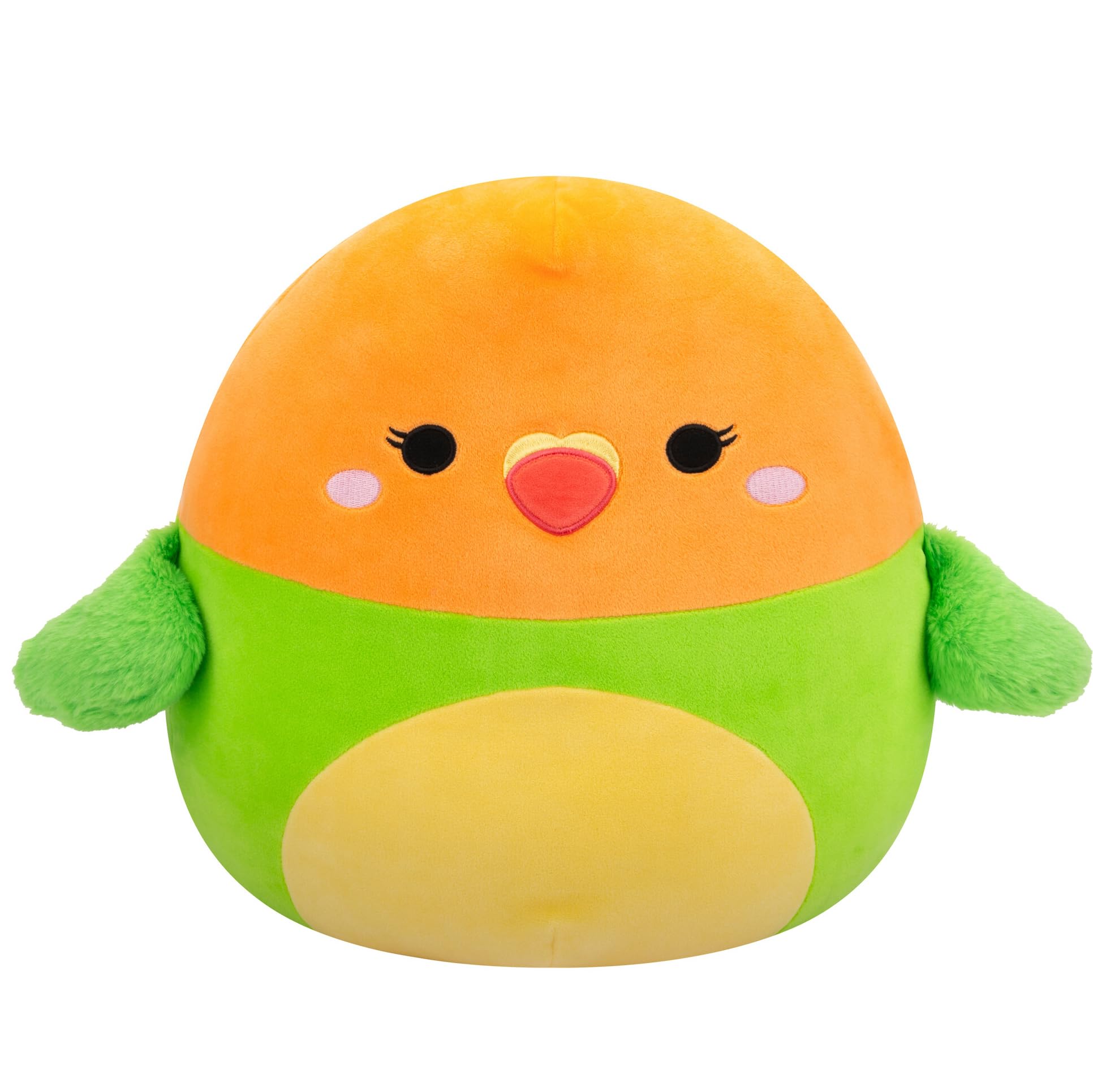 Foto 2 pulgar | Plush Squishmallows Original Lovebird 35 Cm Verde/naranja - Venta Internacional.