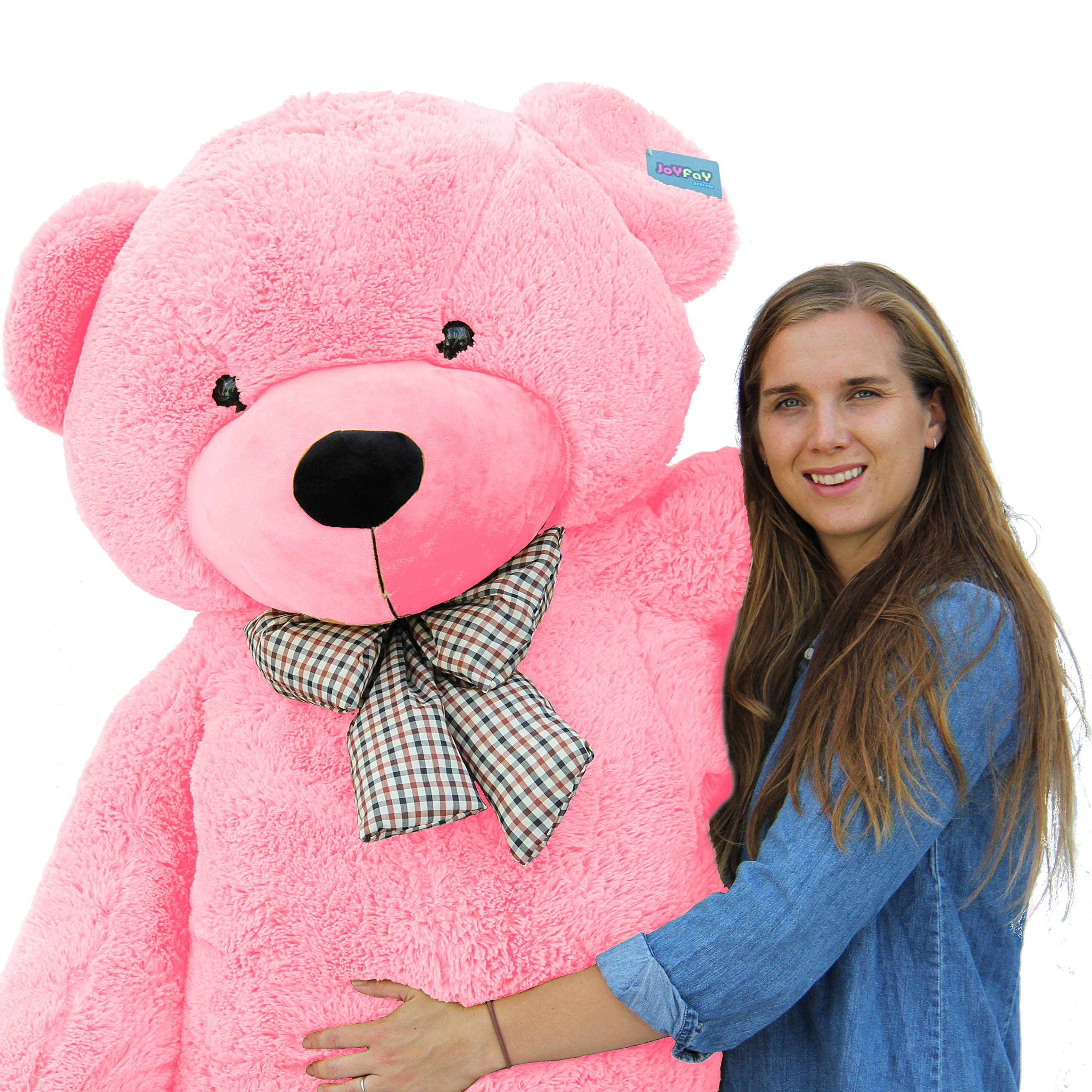 Foto 2 pulgar | Peluche Gigante Rosa Con Forma De Oso De Peluche Joyfay De 2 M (6.6 Pies) - Venta Internacional.