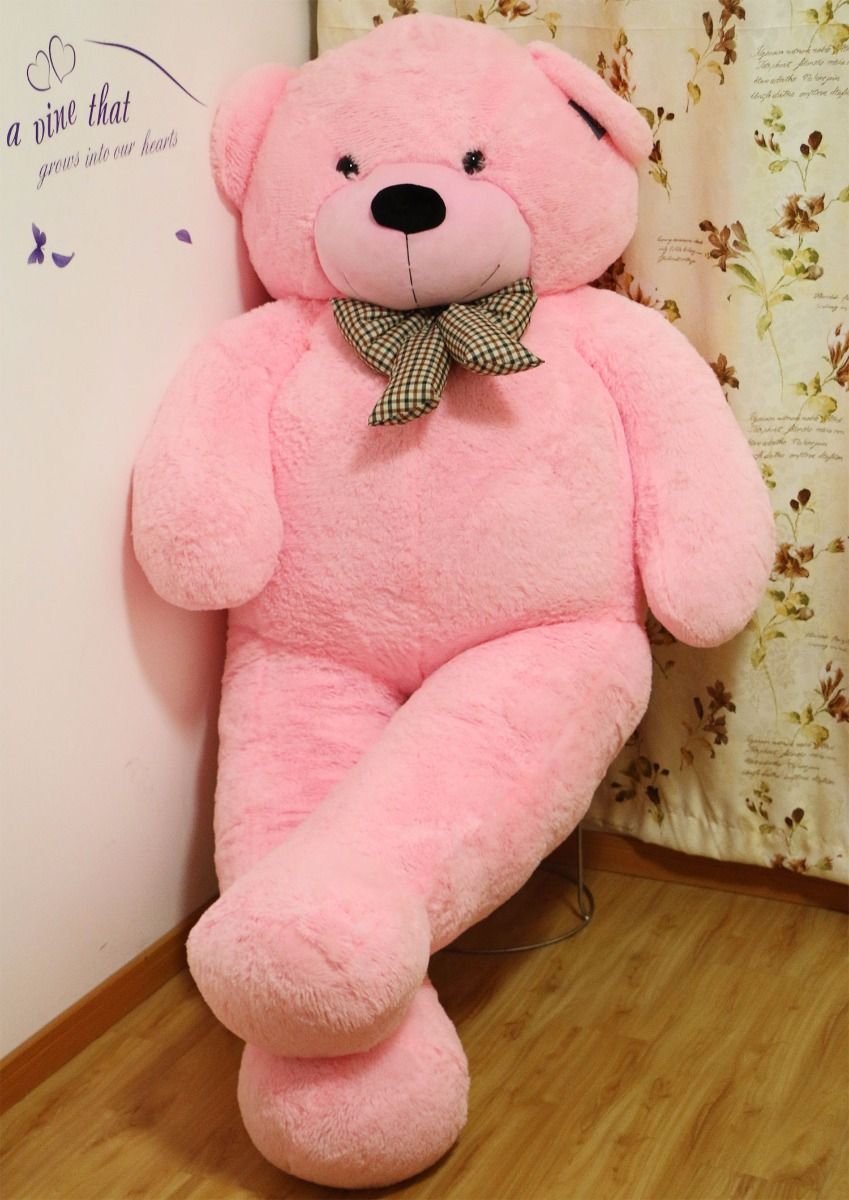 Foto 7 pulgar | Peluche Gigante Rosa Con Forma De Oso De Peluche Joyfay De 2 M (6.6 Pies) - Venta Internacional.