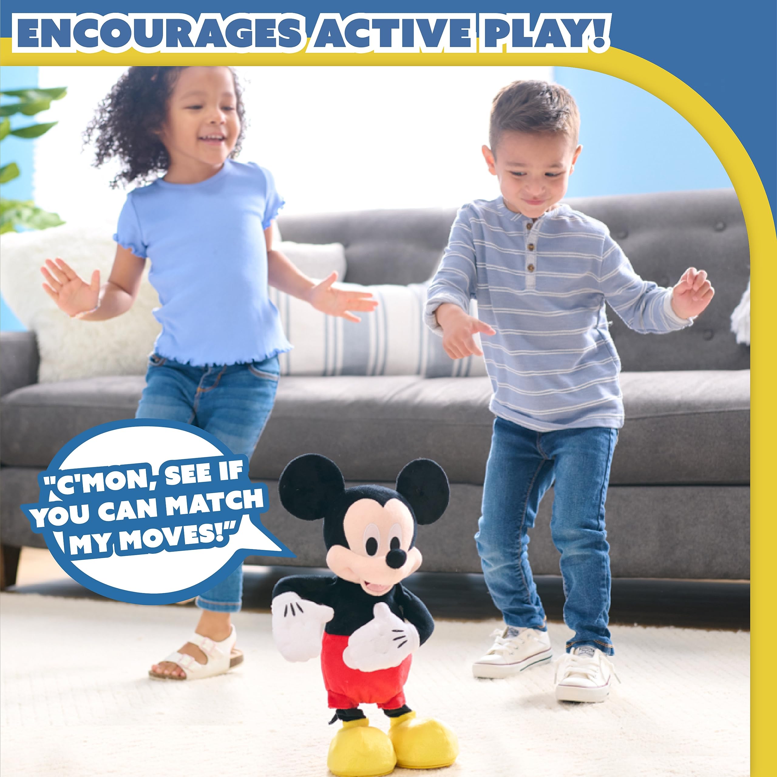 Foto 4 pulgar | Peluche Disney Junior Mickey Mouse Hot Diggity Dance - Venta Internacional.