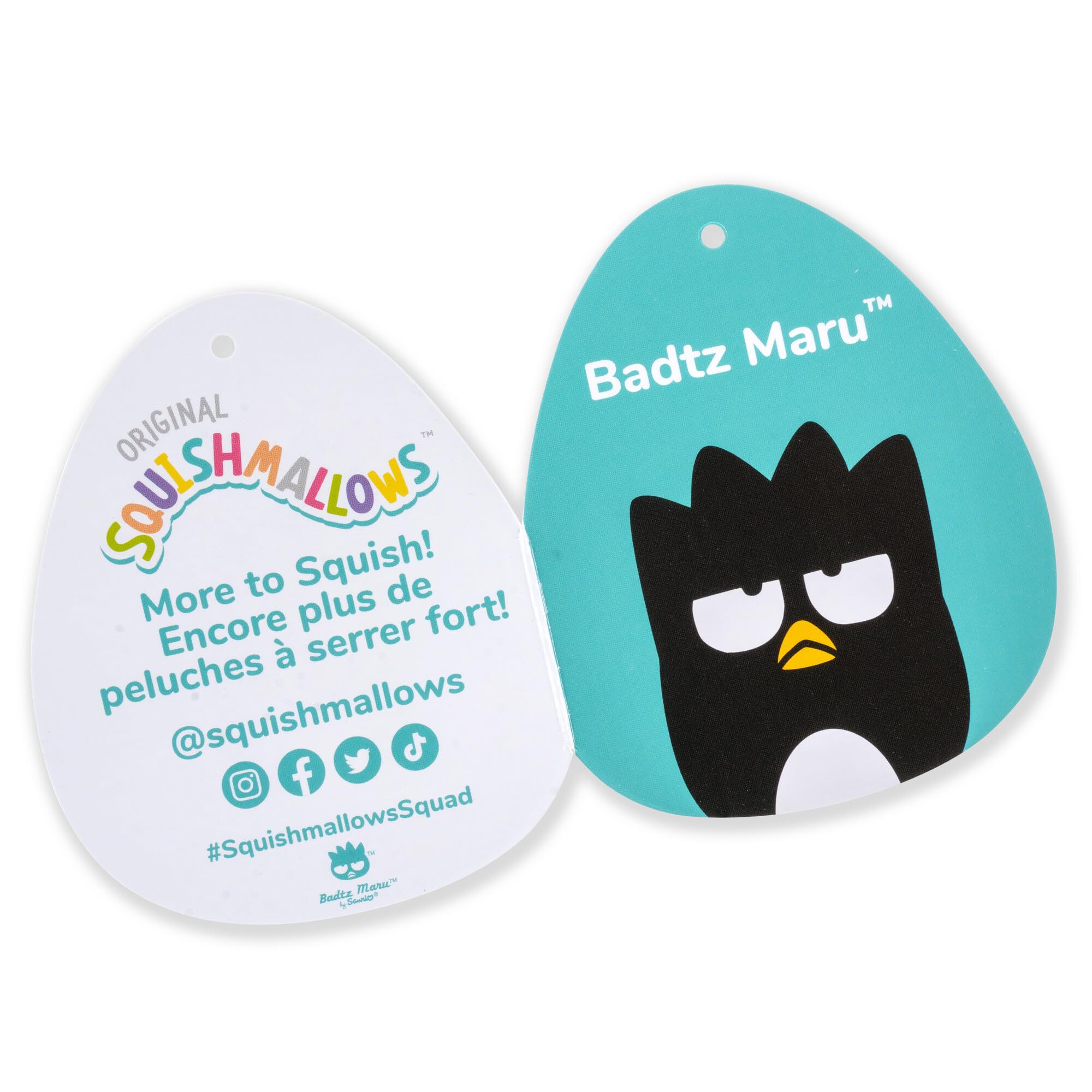 Foto 4 pulgar | Malvaviscos De Peluche Originales Sanrio Badtz-maru 35 Cm Oficiales - Venta Internacional.