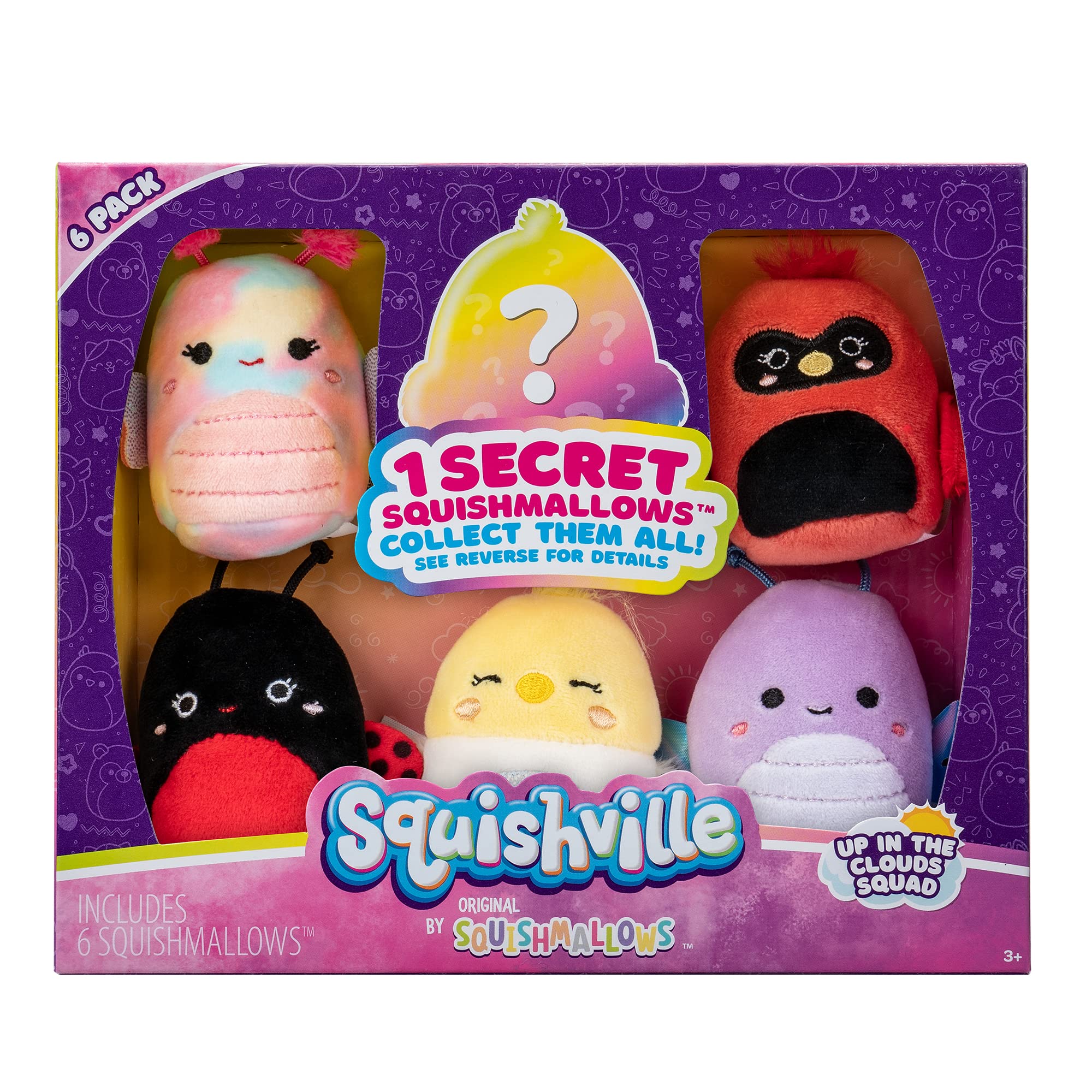 Foto 2 pulgar | Peluche Squishville Up In The Clouds Squad Con 6 Squishmallows - Venta Internacional.