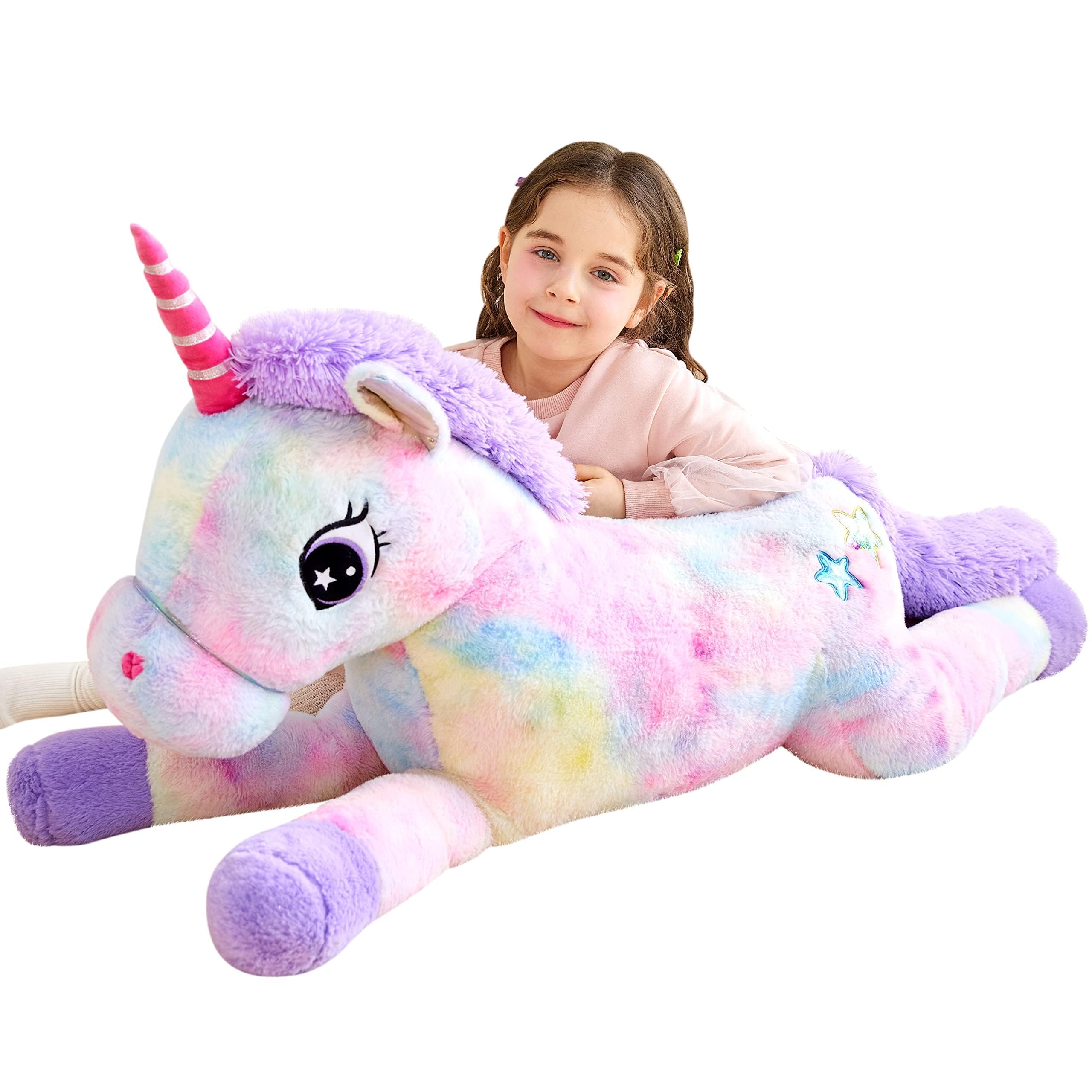 Peluche Ikasa, Unicornio Gigante, 110 Cm, Multicolor - Venta Internacional.