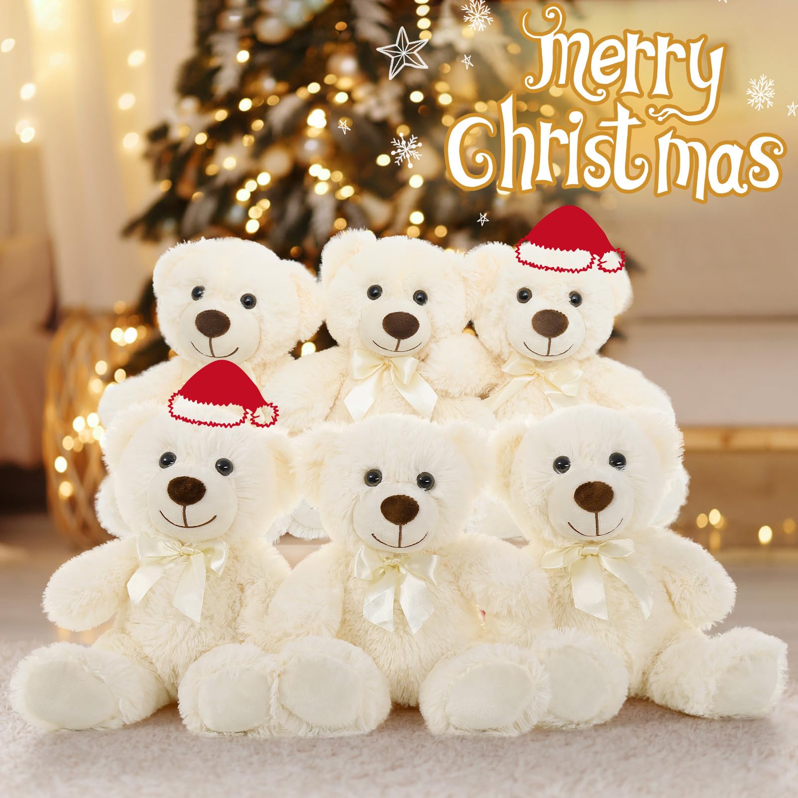 Foto 4 pulgar | Teddy Bear Morismos, Paquete De 6 Unidades, 14 Pulgadas, A Granel, Para Baby Shower Para Niños - Venta Internacional.