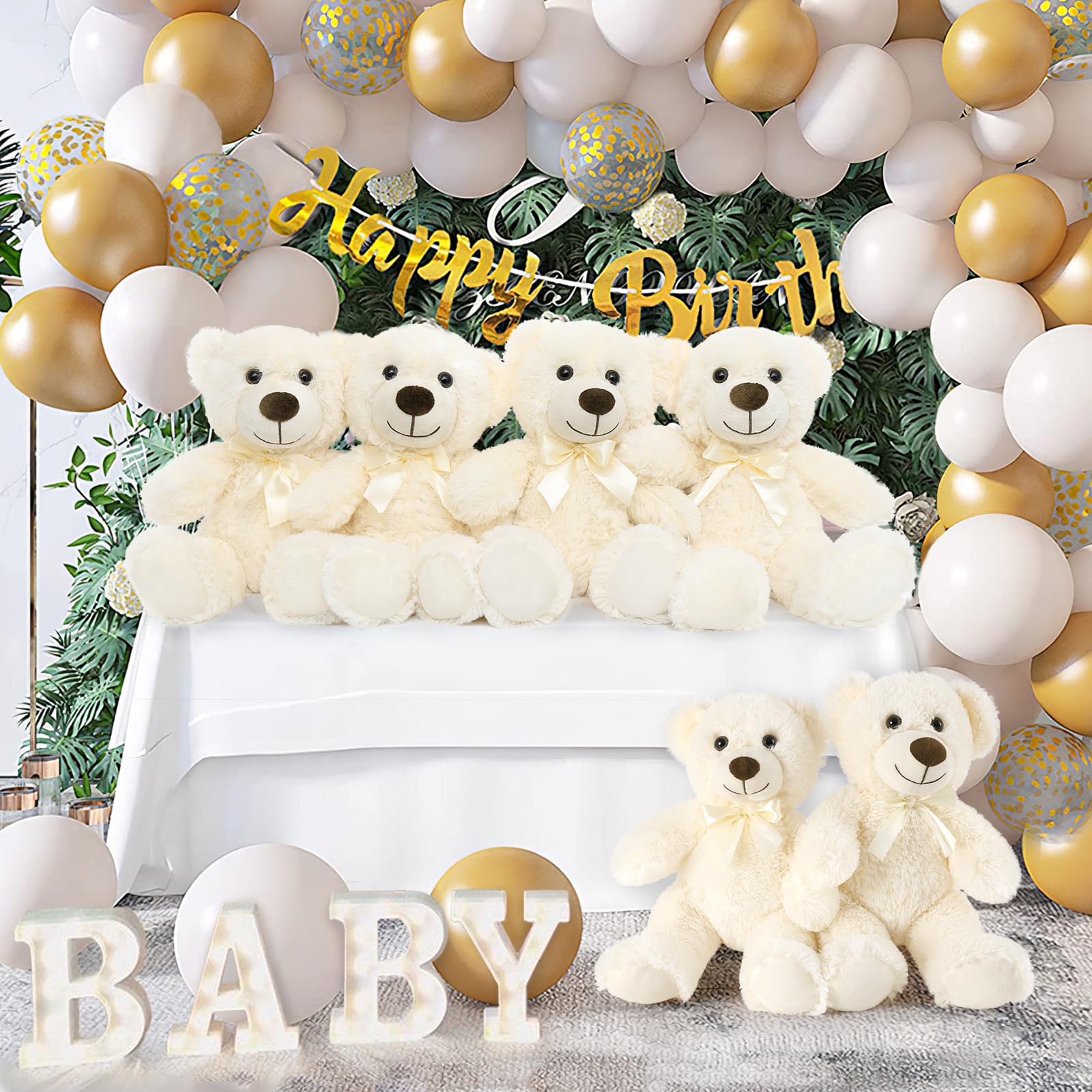 Foto 6 pulgar | Teddy Bear Morismos, Paquete De 6 Unidades, 14 Pulgadas, A Granel, Para Baby Shower Para Niños - Venta Internacional.