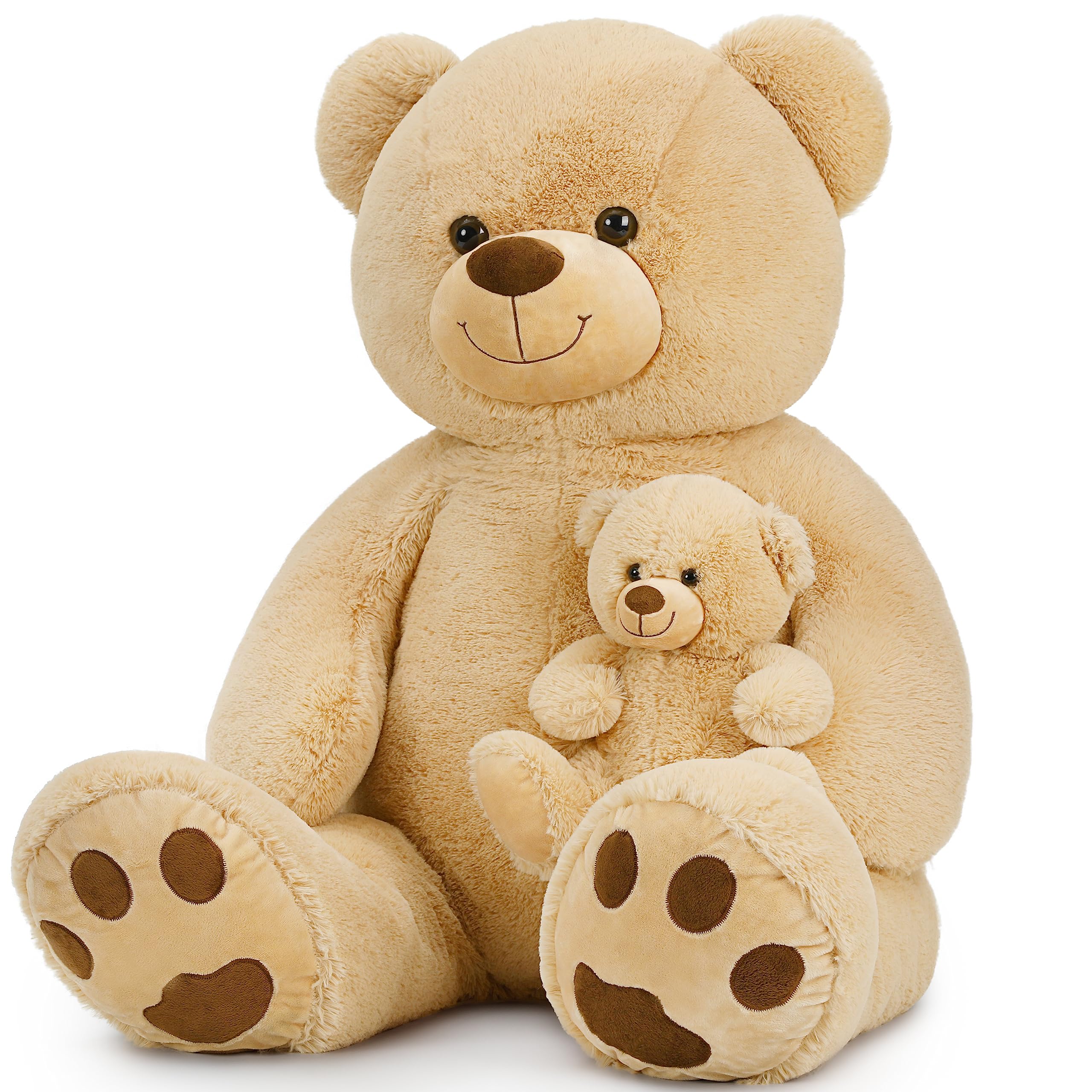 Foto 7 pulgar | Oso De Peluche Morismos Giant De 120 Cm Con Color Marrón Bebé - Venta Internacional.