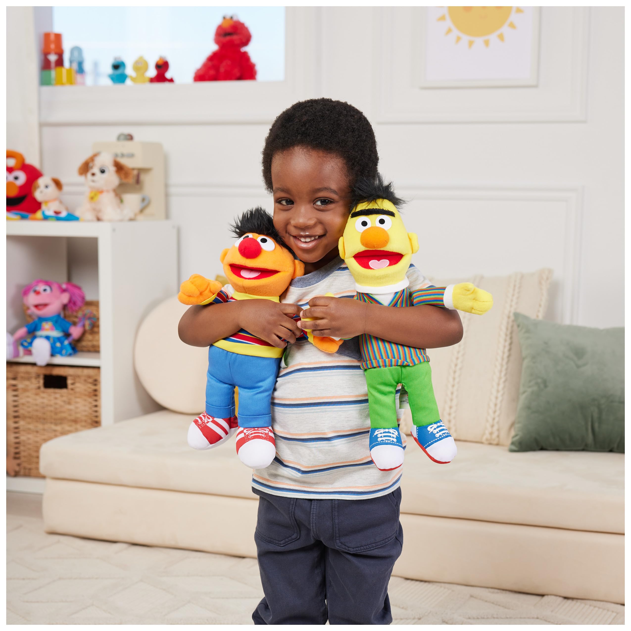 Foto 4 pulgar | Peluche Gund Sesame Street Official Bert Muppet 35 Cm Amarillo - Venta Internacional