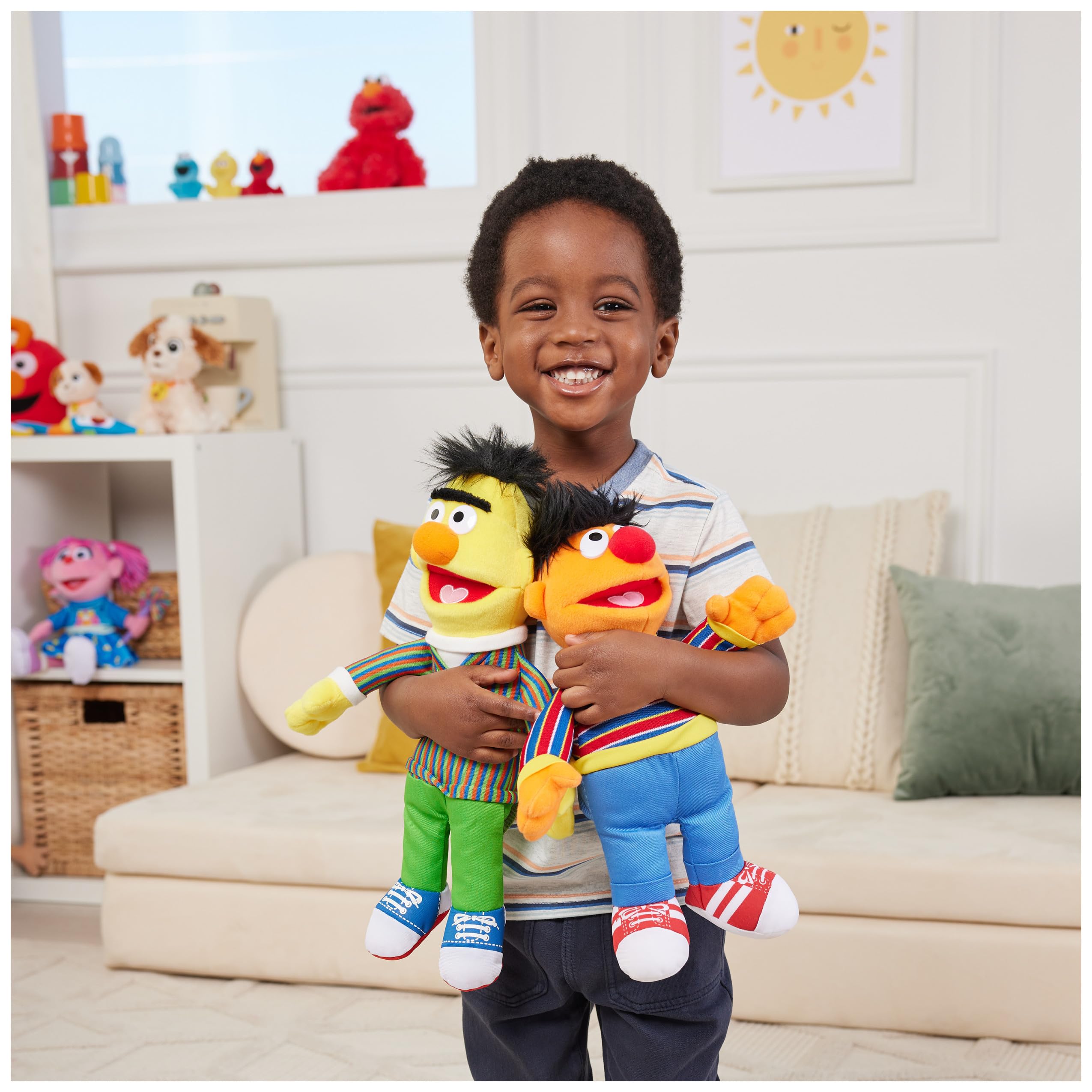 Foto 5 pulgar | Peluche Gund Sesame Street Official Bert Muppet 35 Cm Amarillo - Venta Internacional