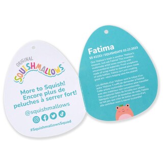 Foto 3 | Peluche Squishmallows Original Fatima Peach Frog 13 Cm - Venta Internacional.