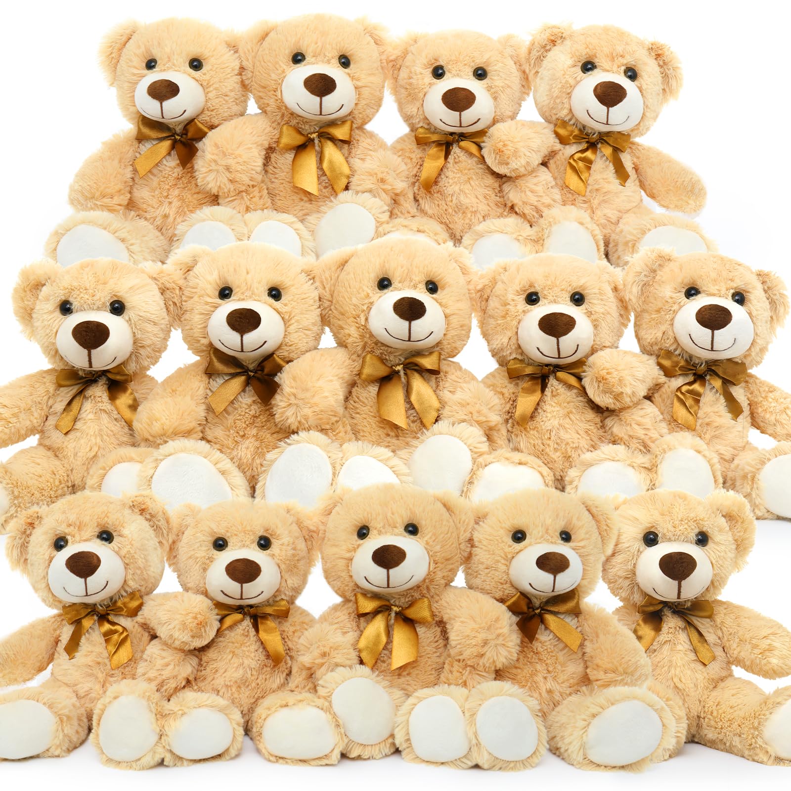 Foto 2 pulgar | Osos de Peluche Morismos Bulk, 14 Piezas de 35 cm - Venta Internacional