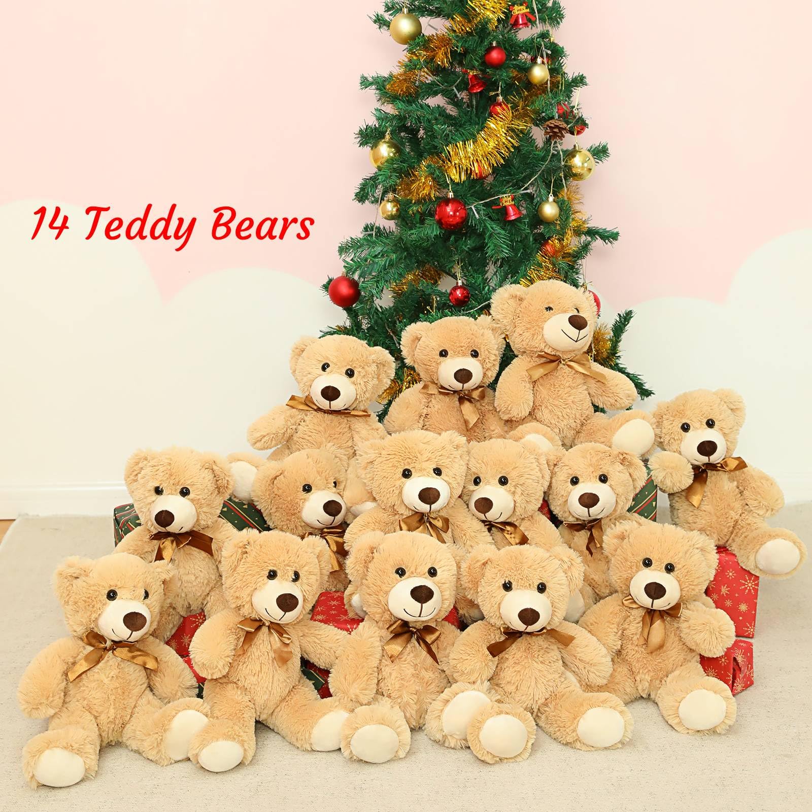 Foto 3 pulgar | Osos de Peluche Morismos Bulk, 14 Piezas de 35 cm - Venta Internacional