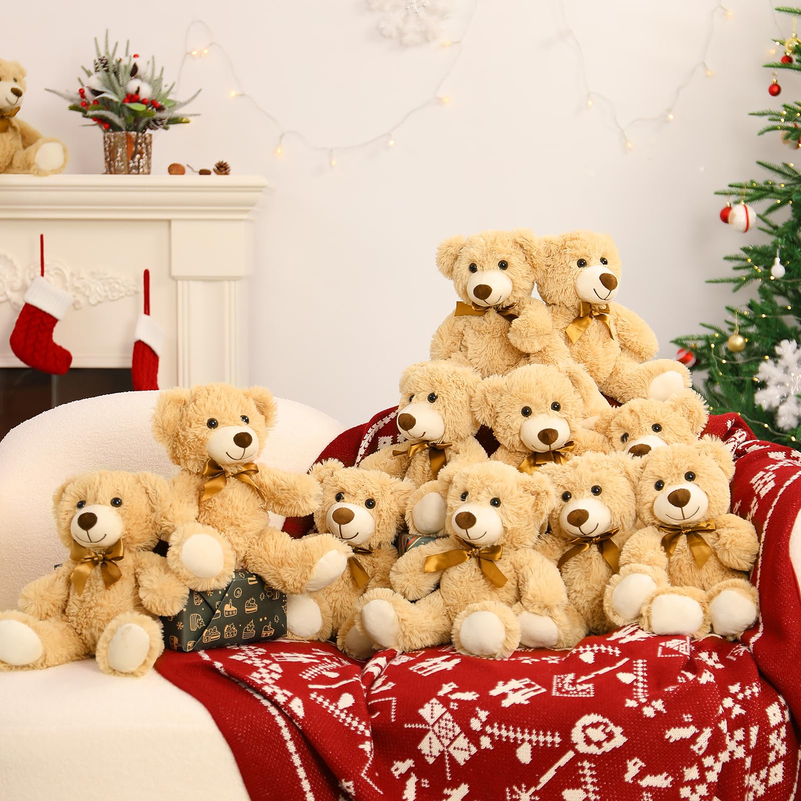 Foto 4 pulgar | Osos de Peluche Morismos Bulk, 14 Piezas de 35 cm - Venta Internacional