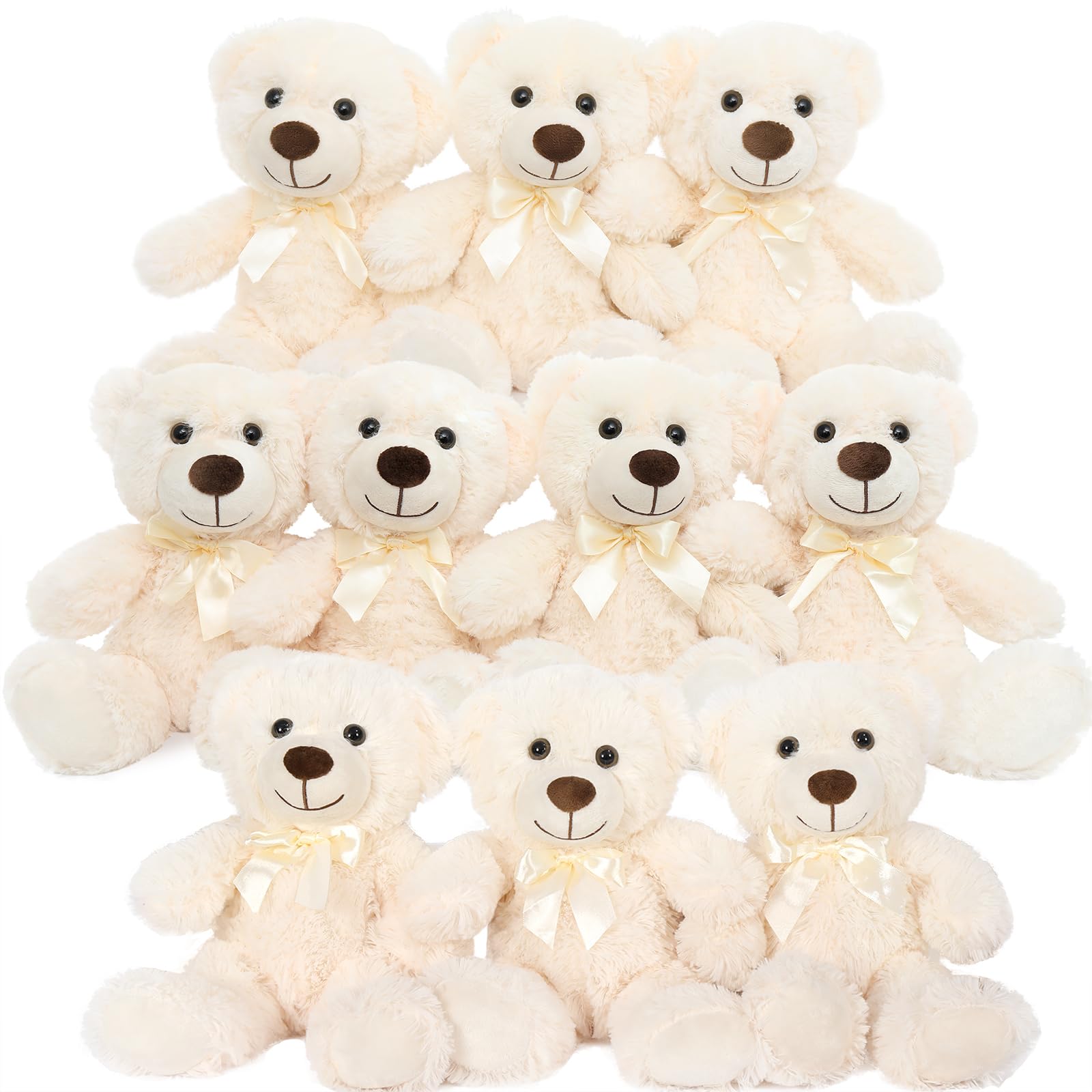 Peluche Morismos, Oso De Peluche, Baby Shower, 14 Pulgadas, Paquete De 10 - Venta Internacional.