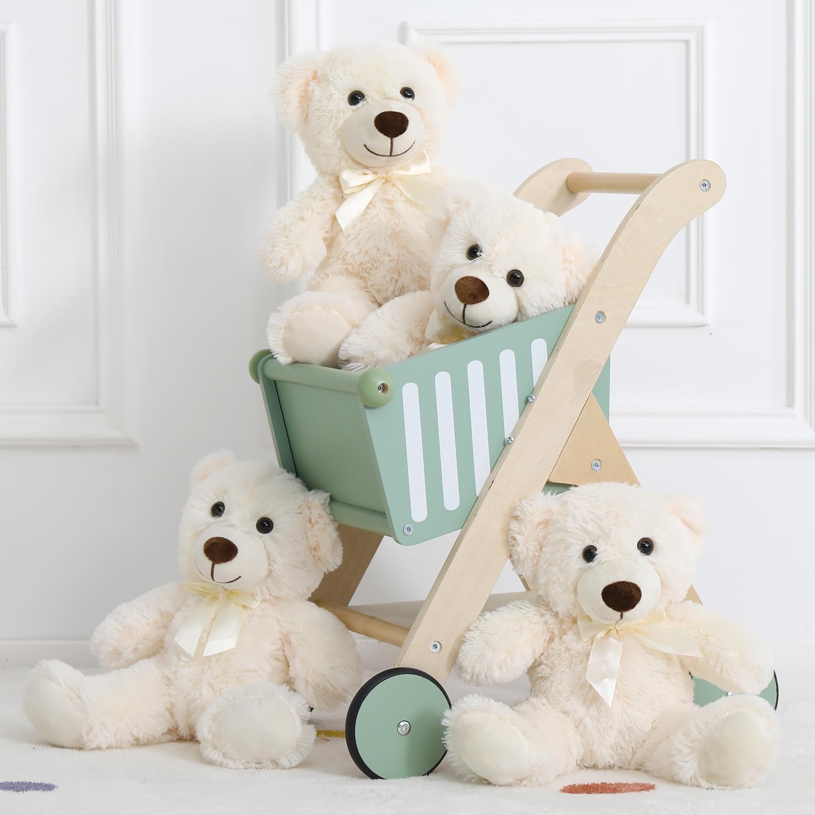 Foto 2 | Peluche Morismos, Oso De Peluche, Baby Shower, 14 Pulgadas, Paquete De 10 - Venta Internacional.