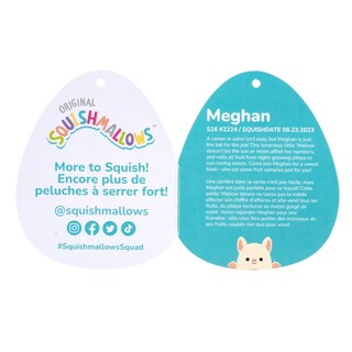 Foto 3 | Peluche Squishmallows Original Meghan Cream Fruit Bat 40 Cm - Venta Internacional.