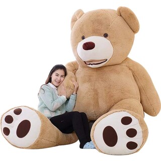 Foto 1 | Peluche Gigante Ikasa Con Forma De Oso De Peluche, 198 Cm, Color Marrón - Venta Internacional.