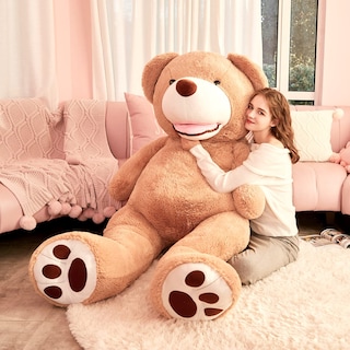 Foto 5 | Peluche Gigante Ikasa Con Forma De Oso De Peluche, 198 Cm, Color Marrón - Venta Internacional.