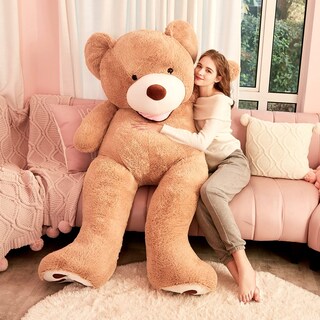 Foto 6 | Peluche Gigante Ikasa Con Forma De Oso De Peluche, 198 Cm, Color Marrón - Venta Internacional.