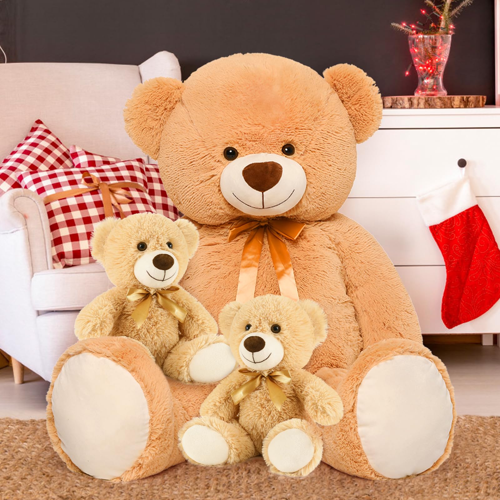 Foto 4 pulgar | Oso De Peluche Morismos Gigante De 99 Cm Con Peluche Para Bebés - Venta Internacional.