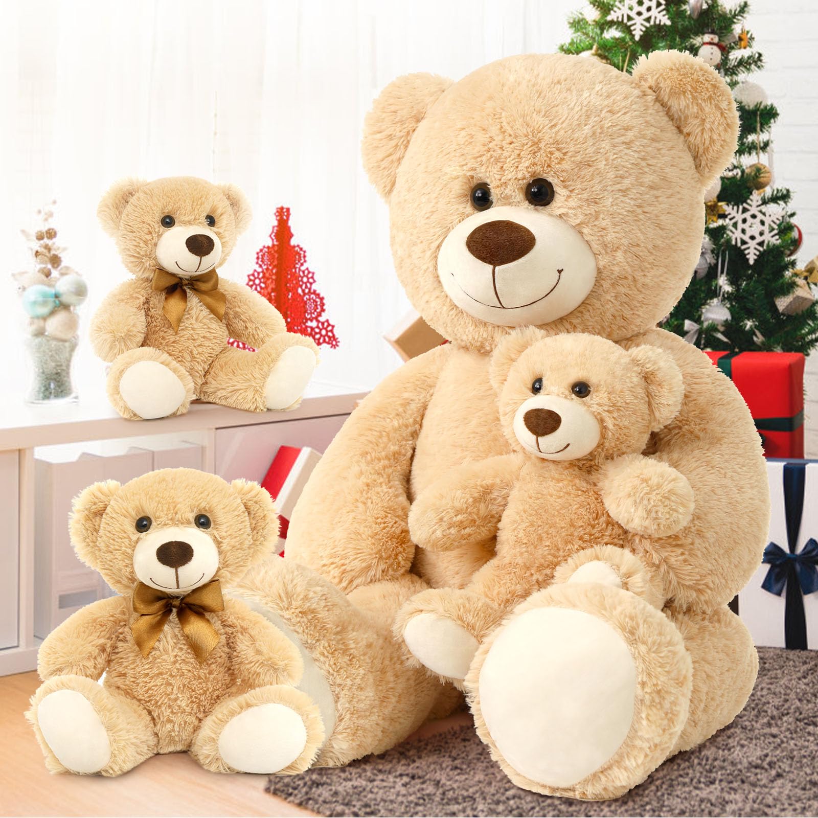 Foto 7 pulgar | Peluche De Peluche Morismos Giant Con Bebés De 100 Cm - Venta Internacional.