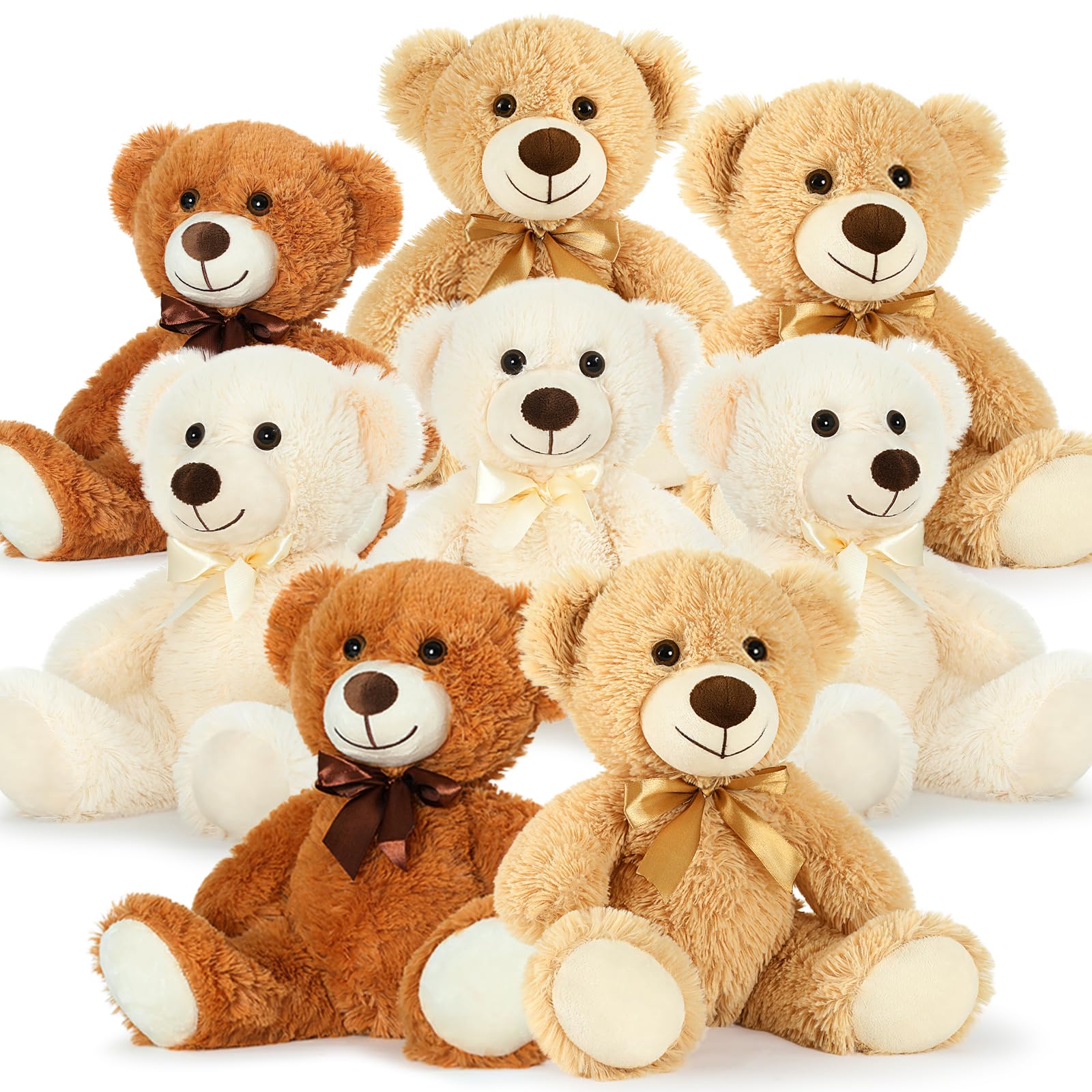 Foto 2 pulgar | Osos de Peluche Morismos 8 Piezas - Venta Internacional