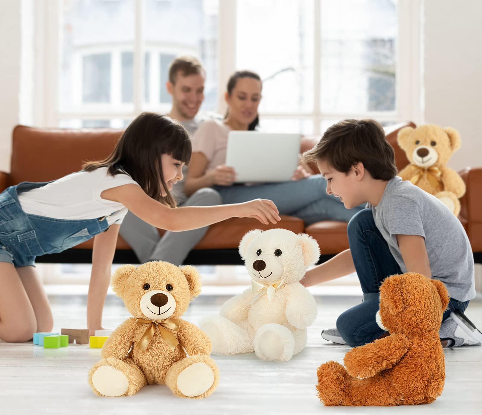 Foto 4 pulgar | Osos de Peluche Morismos 8 Piezas - Venta Internacional