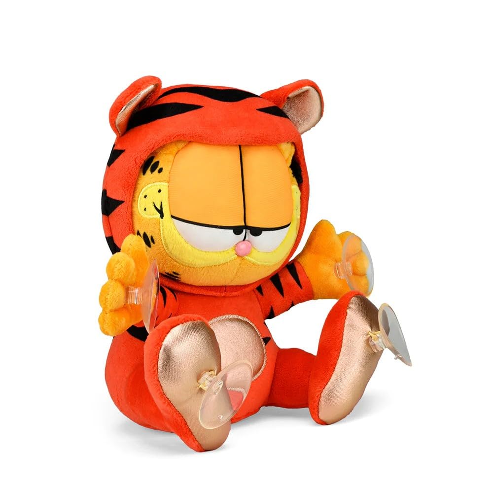Foto 4 pulgar | Colgante De Ventana De Peluche Kidrobot Garfield Con El Año Del Tigre, 20 Cm - Venta Internacional.