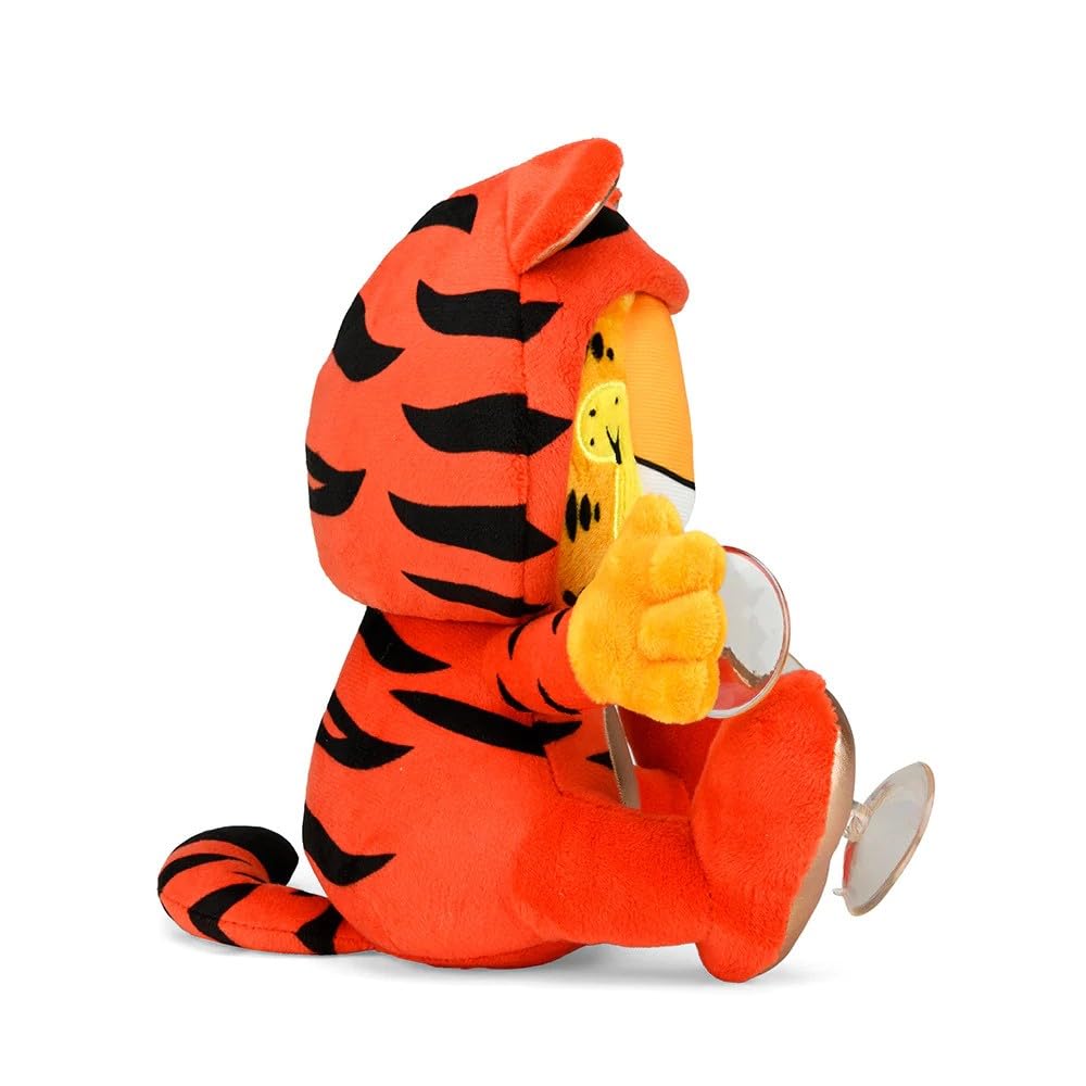 Foto 5 pulgar | Colgante De Ventana De Peluche Kidrobot Garfield Con El Año Del Tigre, 20 Cm - Venta Internacional.