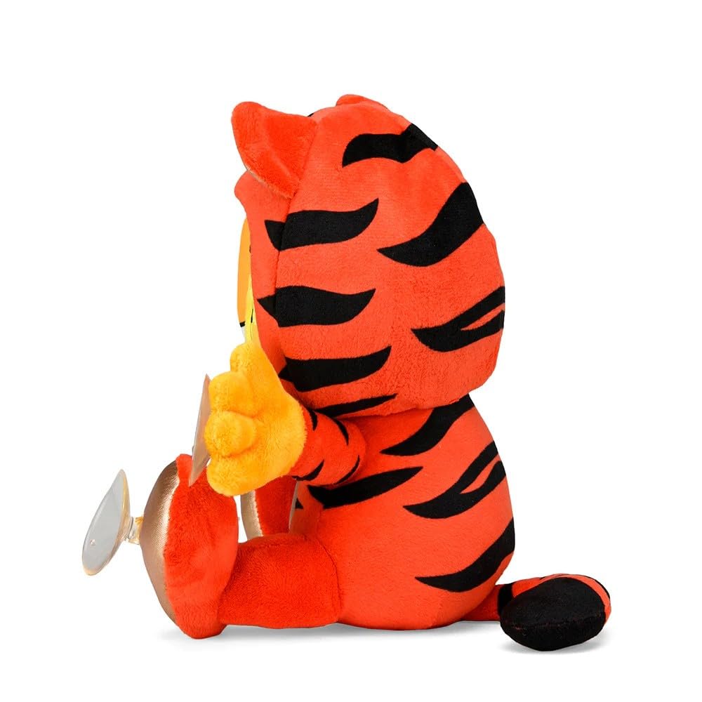 Foto 6 | Colgante De Ventana De Peluche Kidrobot Garfield Con El Año Del Tigre, 20 Cm - Venta Internacional.