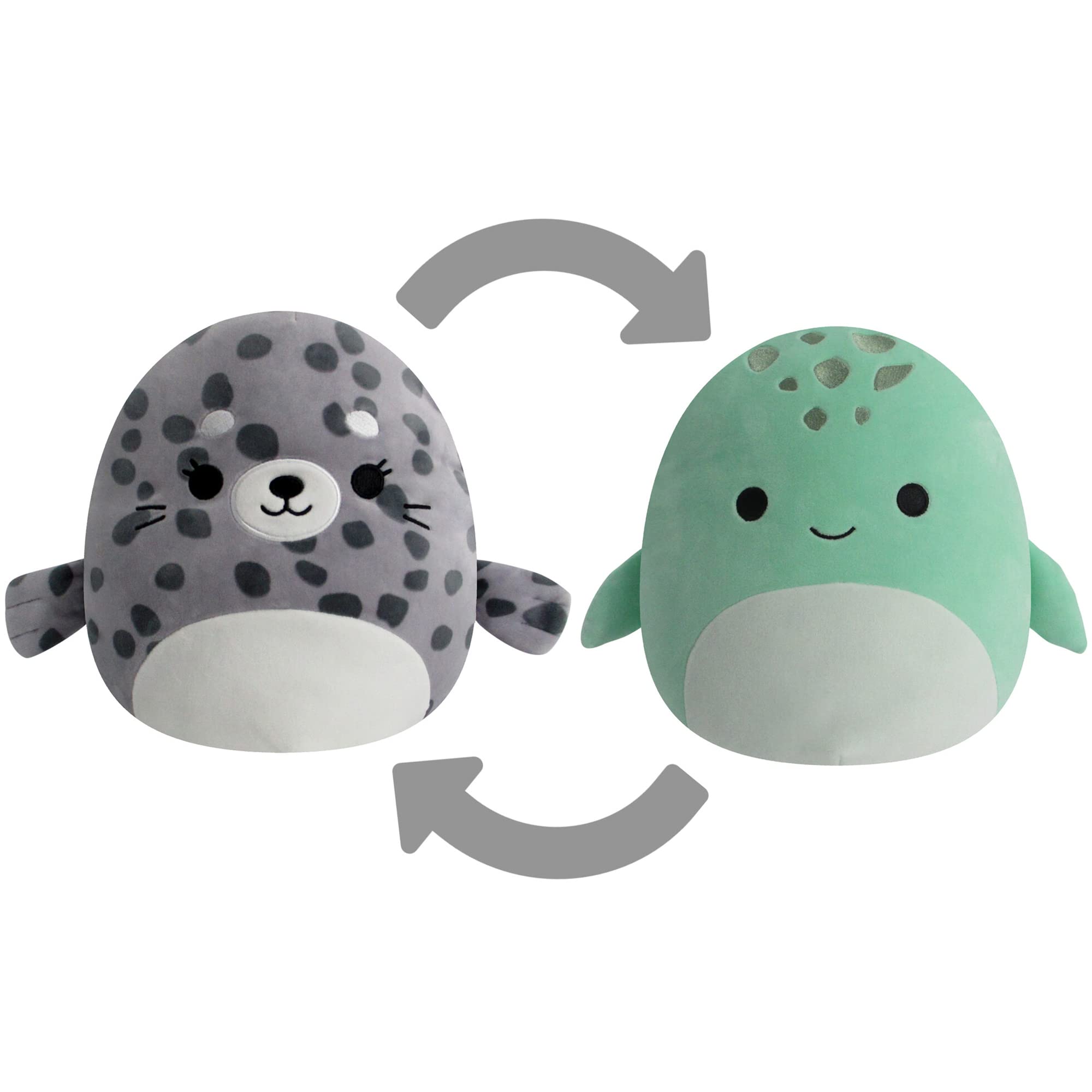 Foto 1 | Malvaviscos De Peluche Flipamallows Odile Grey Seal Cole Turtle 30 Cm - Venta Internacional.