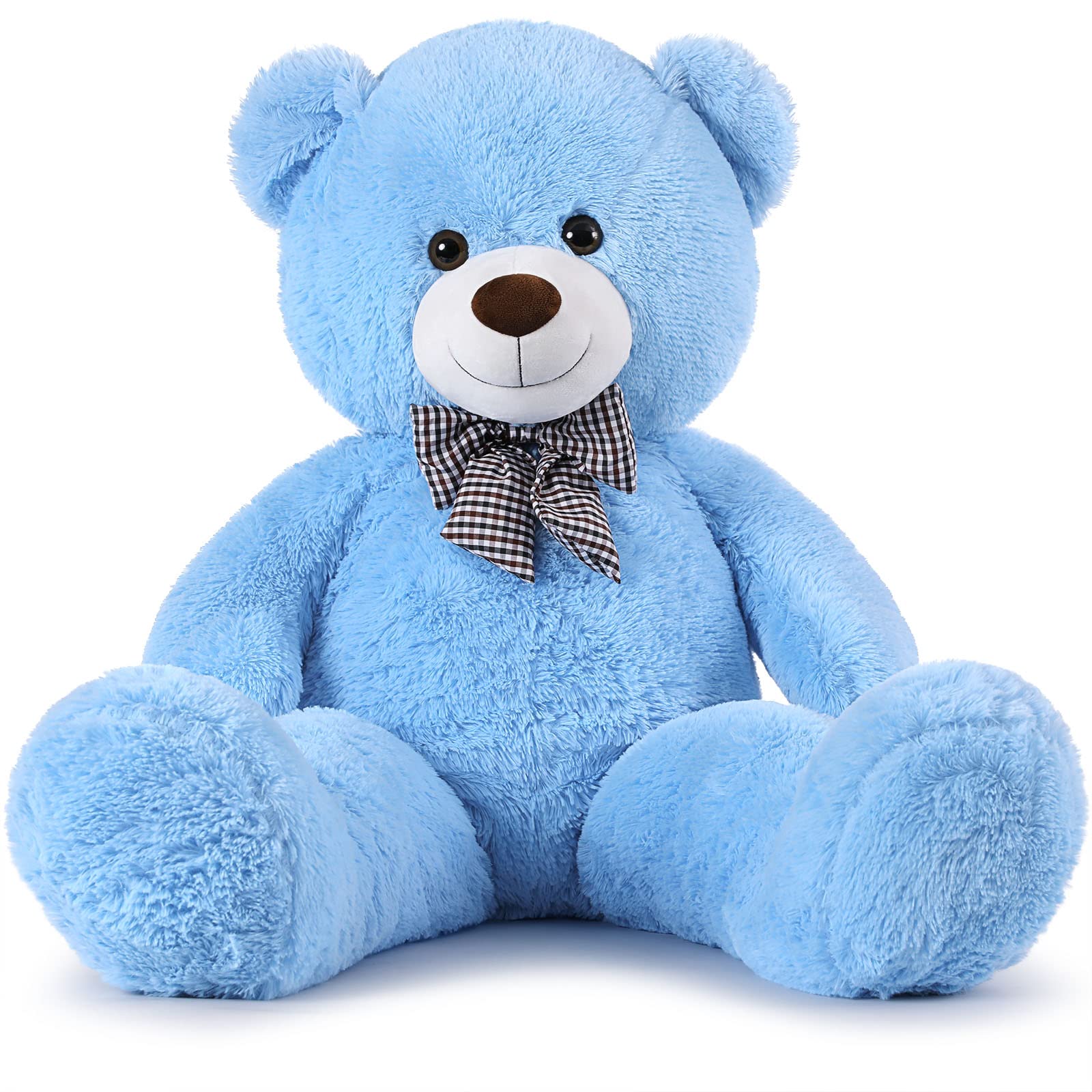 Foto 2 pulgar | Oso De Peluche Morismos De Peluche Gigante Azul De 120 Cm Para Novia - Venta Internacional.