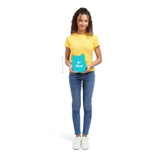Foto 4 | Juguete De Peluche Squishmallows Tahoe Con Forma De Tortuga Con Forma De Gato, 20 Cm - Venta Internacional.