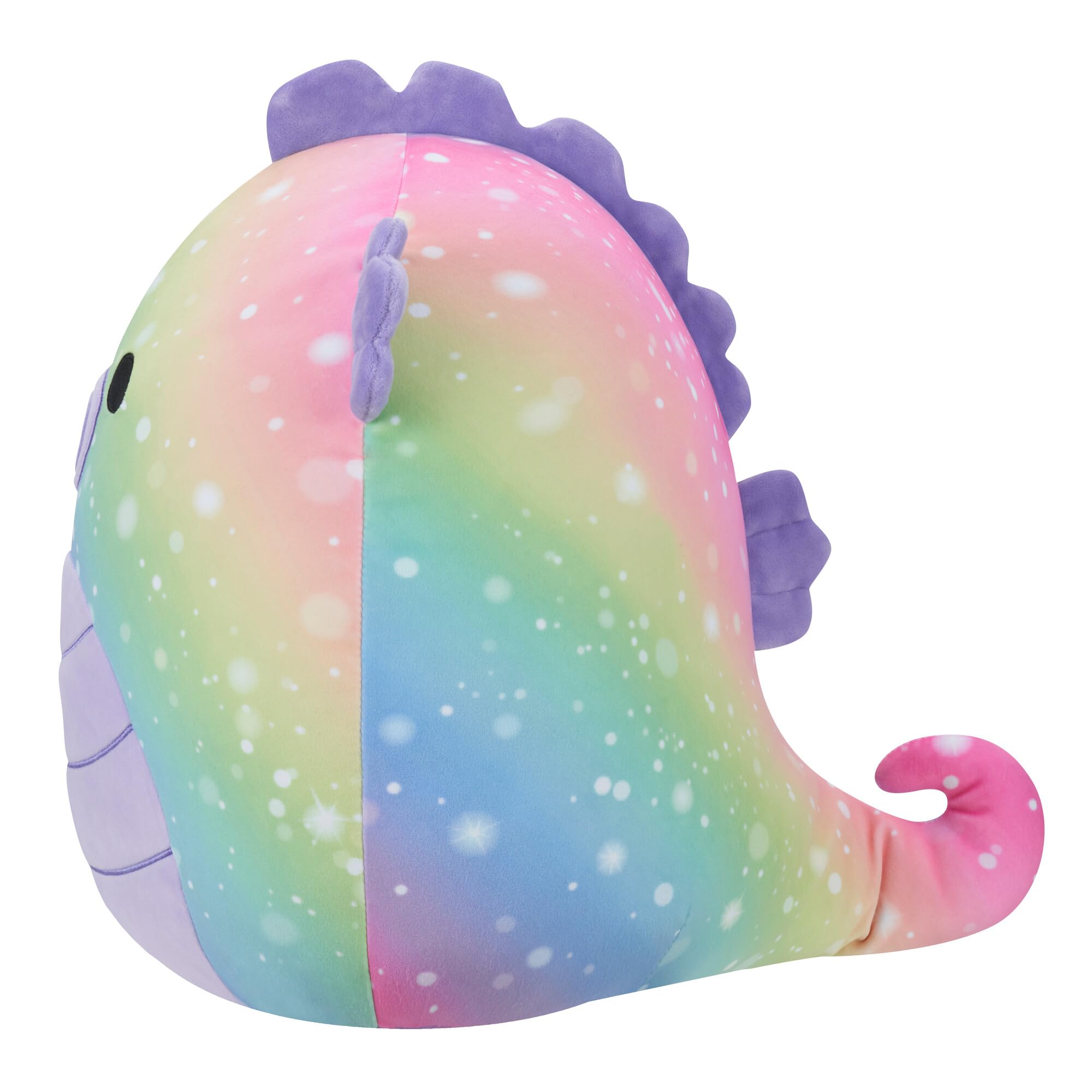 Foto 6 pulgar | Peluche Squishmallows Emerald Rainbow Galaxy Seahorse 40 Cm - Venta Internacional.