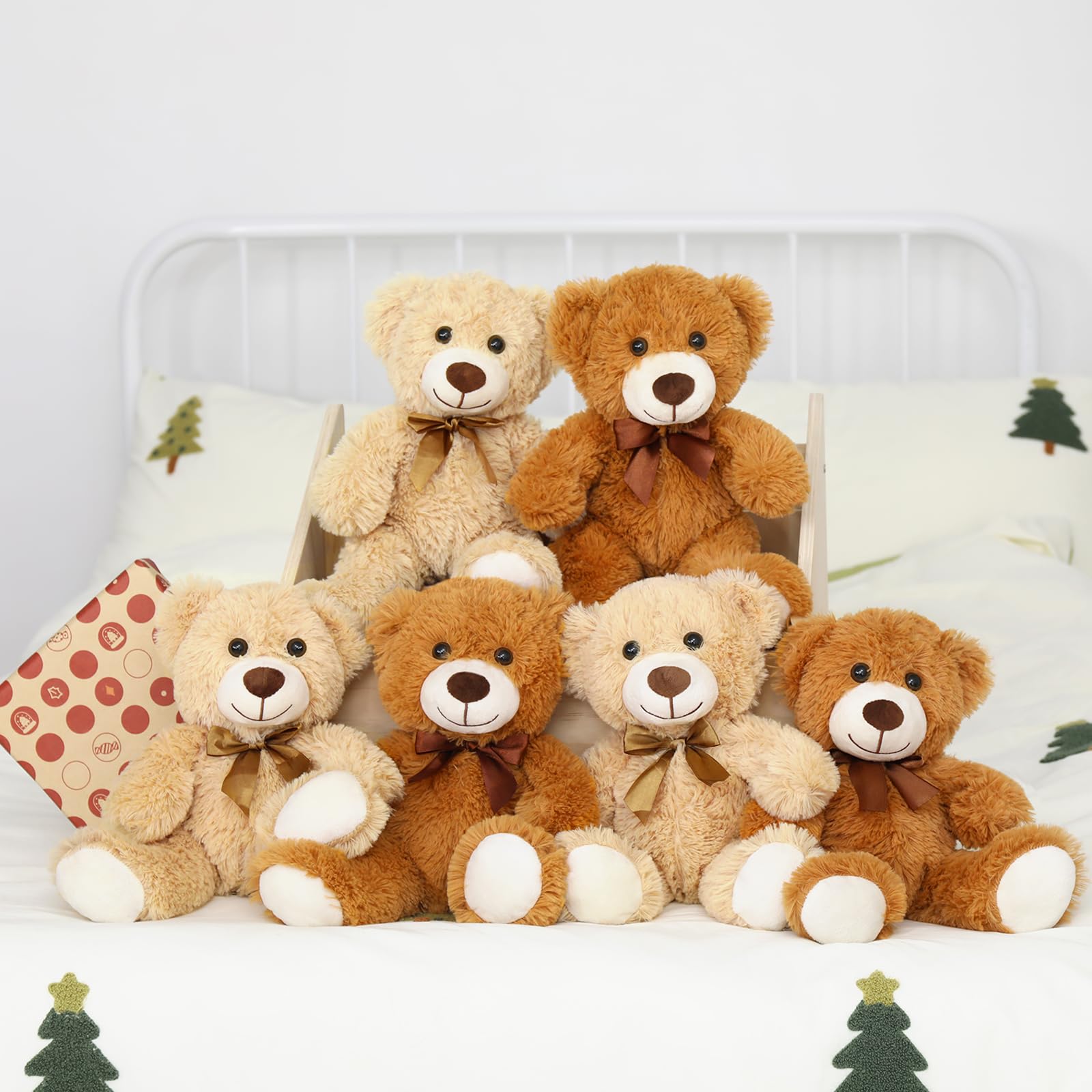 Foto 5 | Teddy Bears Morismos De 14 Pulgadas A Granel, 6 Paquetes De Animales De Peluche - Venta Internacional.