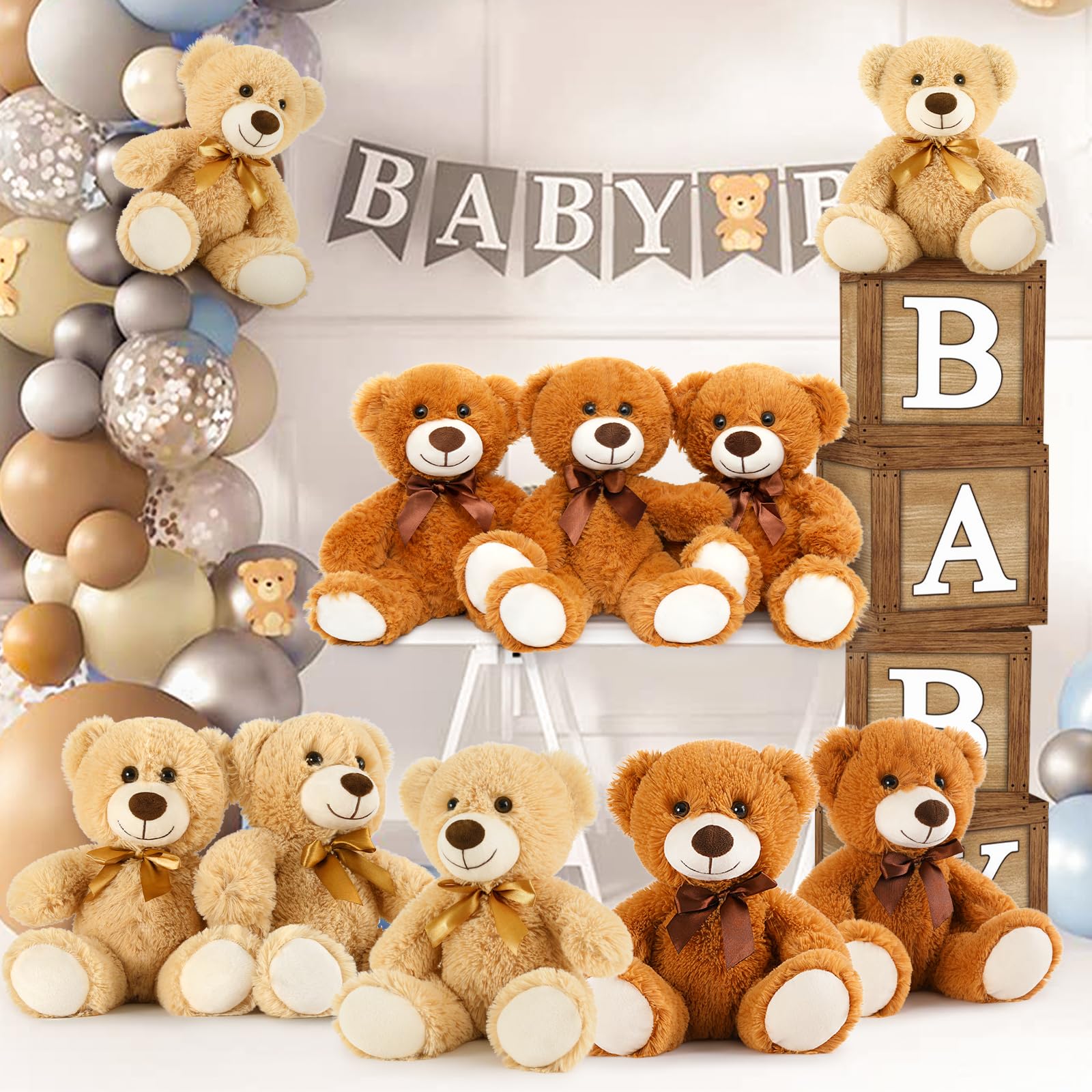 Foto 3 pulgar | Osos de Peluche Morismos 10 Piezas - Venta Internacional