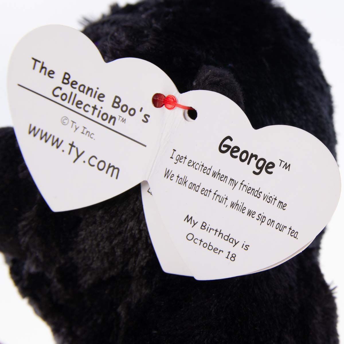 Foto 5 pulgar | Juguete De Peluche Ty Beanie Boos George The Gorilla, Coleccionable - Venta Internacional.