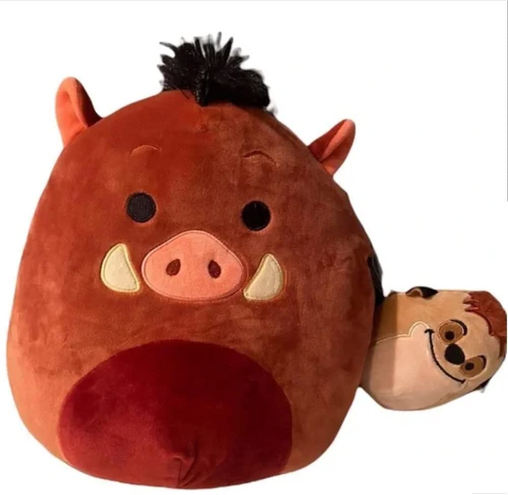 Peluche De Peluche Squishmallows Disney Pumba Con Timón, 25 Cm - Venta Internacional.