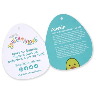 Foto 3 | Peluche Squishmallows Original Austin Avocado 13 Cm - Venta Internacional.