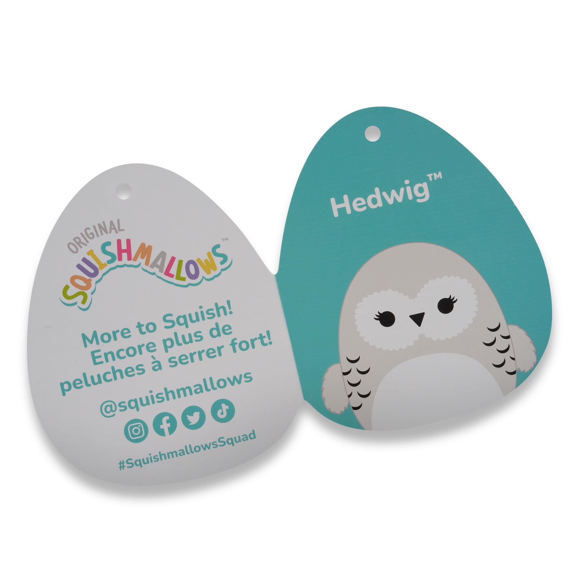 Foto 3 | Peluche Squishmallows Harry Potter Hedwig- Venta Internacional