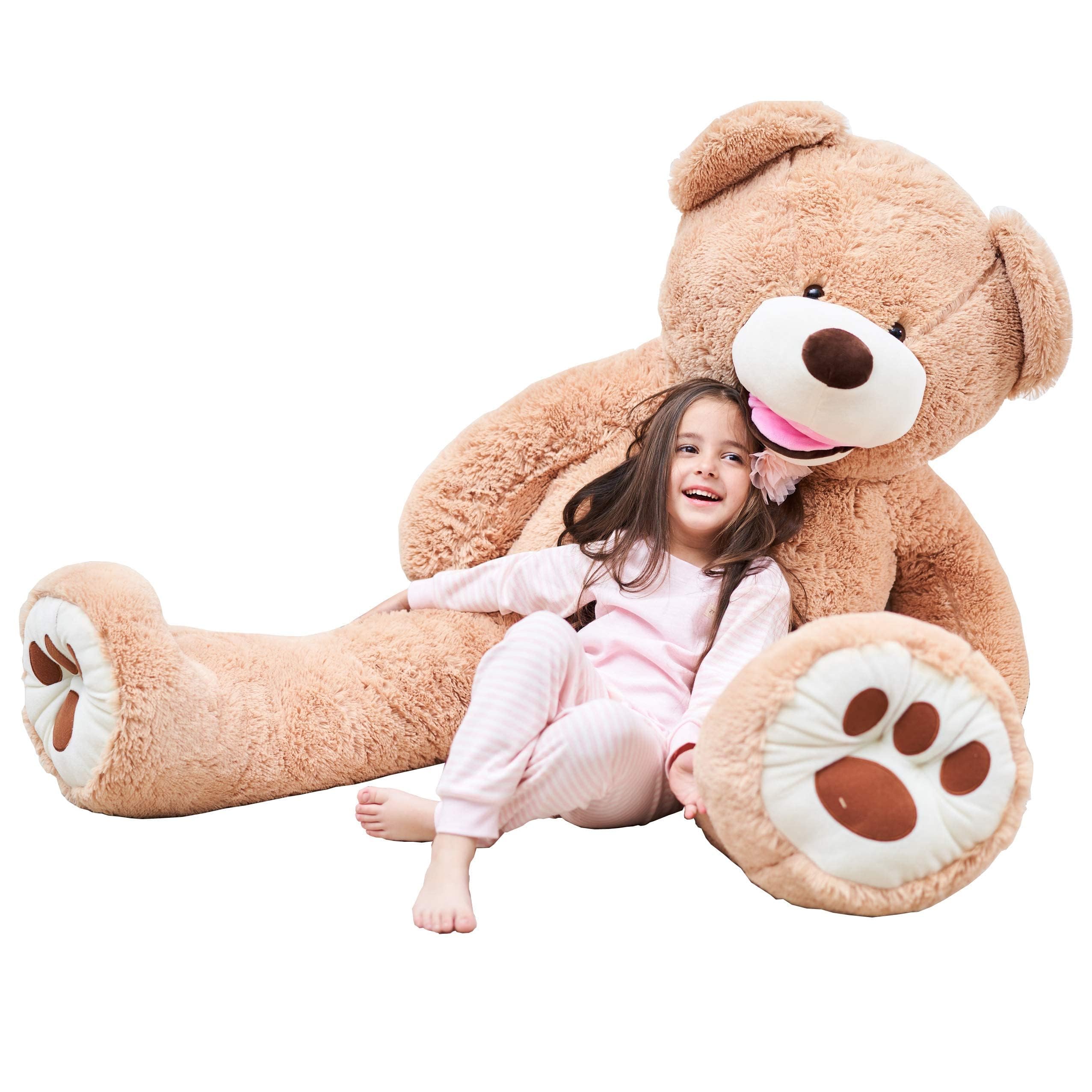 Foto 2 pulgar | Peluche Gigante Ikasa Con Forma De Oso De Peluche, 160 Cm, Color Marrón - Venta Internacional.