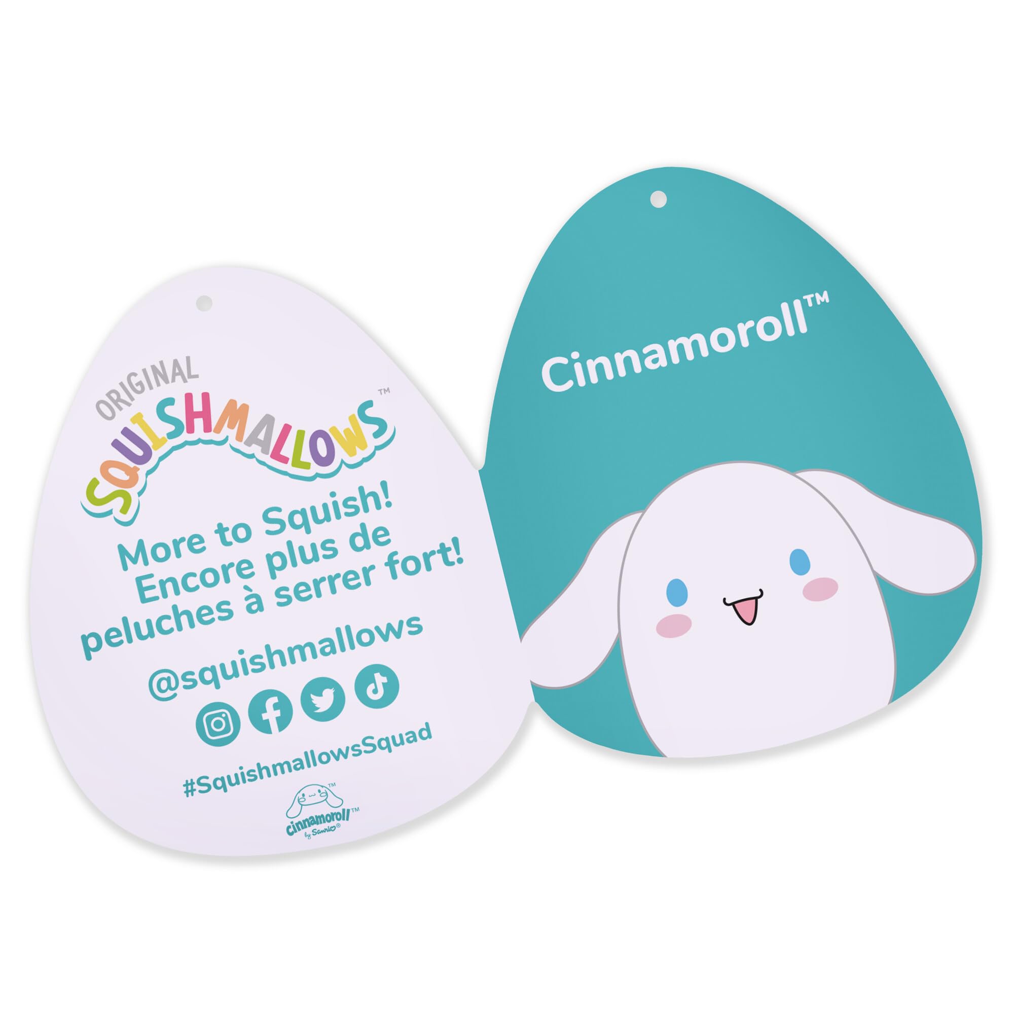 Foto 2 | Rollo De Canela Sanrio Original De Peluche Squishmallows, 35 Cm - Venta Internacional.