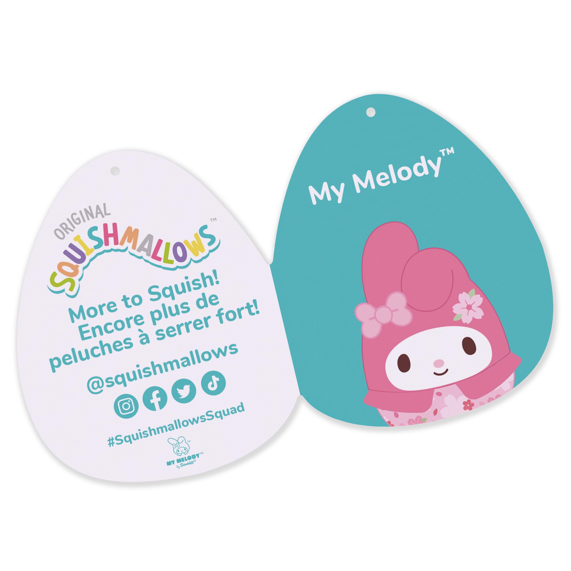 Foto 3 pulgar | Peluche Squishmallows Sanrio My Melody-Venta Internacional