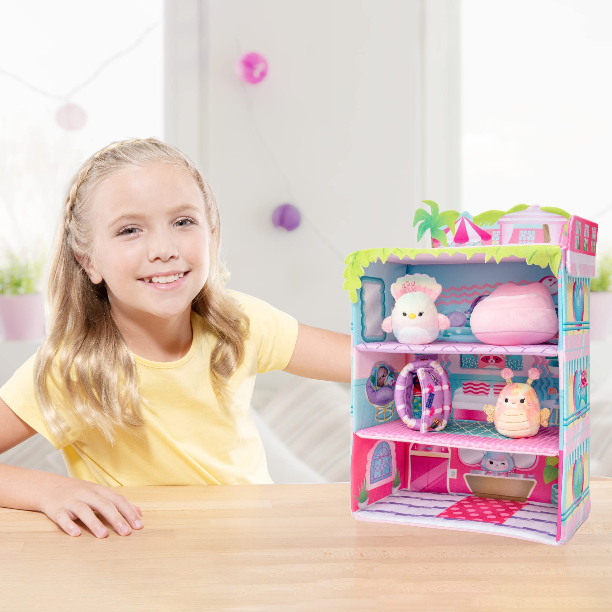 Foto 2 | Set Playset Squishville Blue Seas Inn con 2 Malaviscos de 2 Pulgadas - Venta Internacional